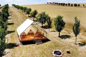 Stan Moravské Toskánsko - glamping Šardice