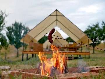 Stan Moravské Toskánsko - glamping Šardice