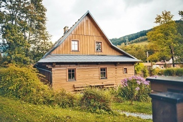 Roubenka bazén a dětské hřiště - Kouty nad Desnou