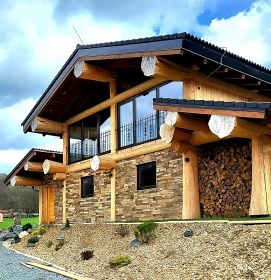 Srub s wellness Jesen�ky - �ervenohorsk� sedlo