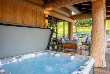 Srub s wellness Jesen�ky - �ervenohorsk� sedlo