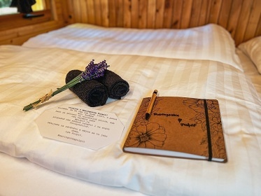 Maringotka u potoka Pulpit - glamping Hudice