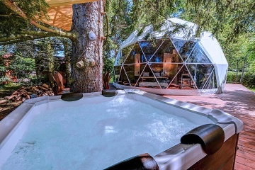 Glamping Tiché Místo s wellness - Slapy - Ždáň