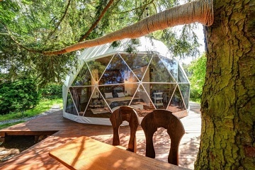 Glamping Tiché Místo s wellness - Slapy - Ždáň