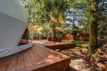Glamping Tiché Místo s wellness - Slapy - Ždáň