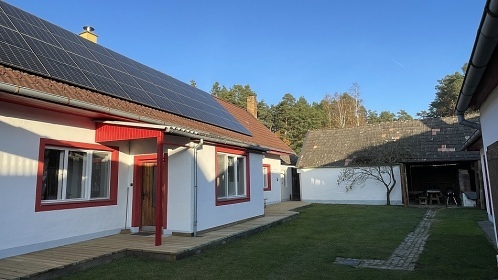 Chalupa se saunou u cyklostezky - T�ebo�sko