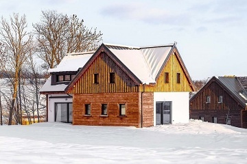 Moderní roubenka s wellness - Krkonoše - Černá Důl