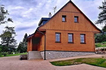Roubenka se saunou - Jizerky - Tanvaldsk pik