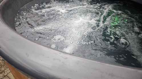 Glamping se saunou a baz�nem - Velk� T�nec