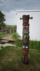 Glamping se saunou a baz�nem - Velk� T�nec