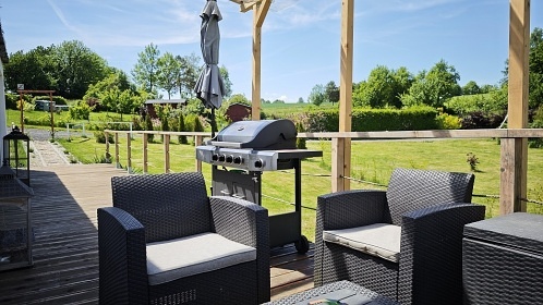 Glamping s wellness a baz�nem - Velk� T�nec