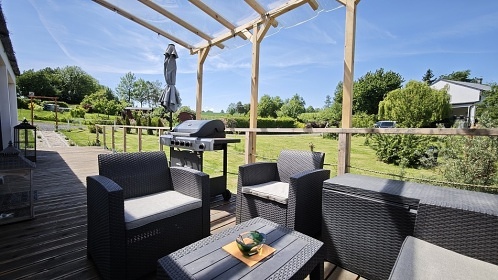 Glamping se saunou a baz�nem - Velk� T�nec