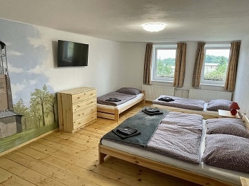 Chalupa baz�n a sauna - CHKO �esk� st�edoho��