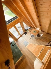 Chata a rybaen - Glamping u rybnka Tebosko
