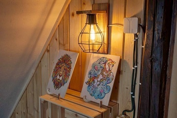 Chata a koupac sud - glamping na samot Zlnsko