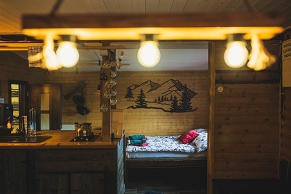 Chata a koupac� sud - glamping samota - Zl�nsko