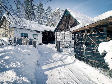 Chalupa Vysočina - koupací sud - Skála - Humpolec