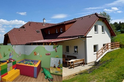 Chalupa Stachy s bazénem - Kašperské Hory