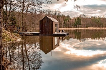 Plovoucí Chata Ferdinand - Glamping - Chobot