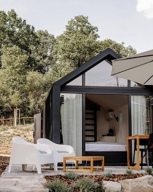 Glamping osada - chaty Hýskov - Křivoklát