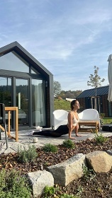 Glamping osada - chaty Hýskov - Křivoklát