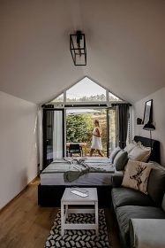 Glamping osada - chaty Hýskov - Křivoklát