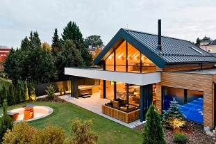 Luxusní wellness chata s bazénem - Železné hory