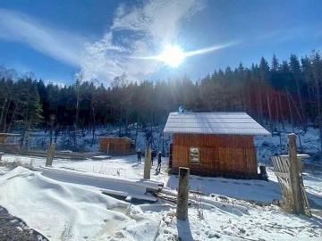 Wellness chata na samotě - hrad Pleče - Jindřichov