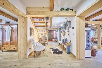 Roubenka sauna a kachlov kamna - Velk pa