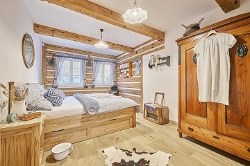 Roubenka sauna a kachlov kamna - Velk pa