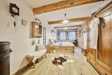 Roubenka sauna a kachlov kamna - Velk pa