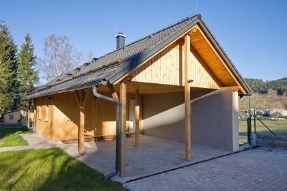 Chalupa s wellness u hradu Kaperk - umava