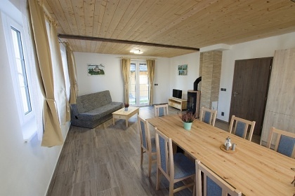 Chalupa s wellness u hradu Kaperk - umava