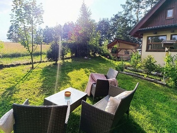 Chata s baz�nem T�ebo�sko - Suchdolsk� p�skovny