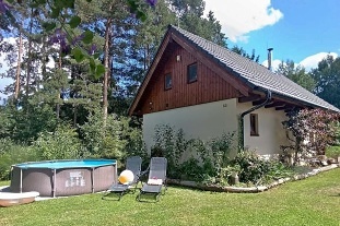 Chata s baz�nem T�ebo�sko - Suchdolsk� p�skovny