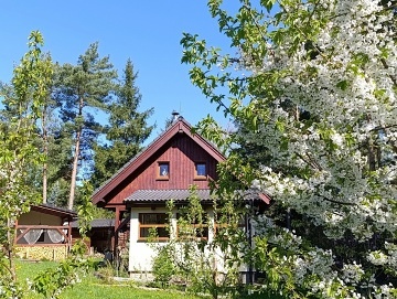 Chata s baz�nem T�ebo�sko - Suchdolsk� p�skovny