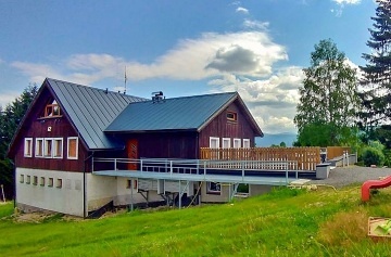 Horsk chata Jizerky - vhled na ertovu horu