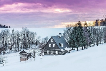 Rouben� chalupa se saunou - Na Vr��ch - �enkovice