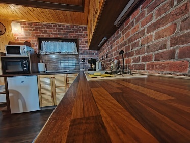 Chata terasa a bazn - Prodn rezervace Rejvz