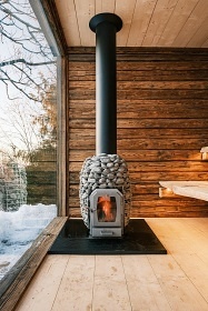 Chata na samotě - wellness a jezírko - Beskydy