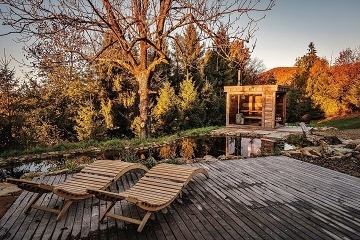 Chata na samotě - wellness a jezírko - Beskydy