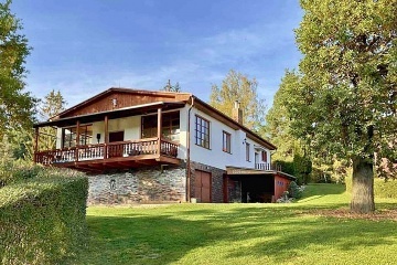 Chata se saunou - pehrada Hracholusky