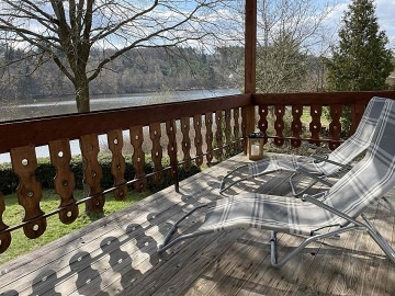 Chata se saunou - pehrada Hracholusky