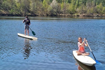 Chata se saunou - pehrada Hracholusky