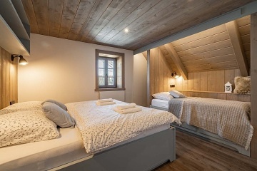 Wellness roubenka s kachlovou pecí - Orlické hory
