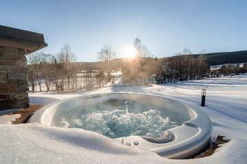 Wellness roubenka s kachlovou pecí - Orlické hory