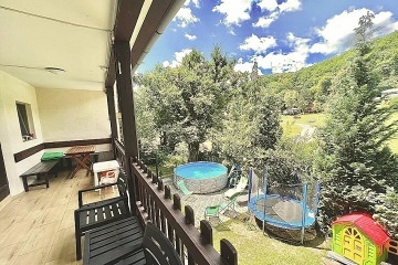 Chata s baznem - pehrada Vranov - Corntejn