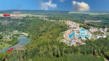 Chalupa bazn a sauna - pehrada Vranov - Dyje