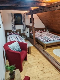 Roubenka se saunou - Rychlebské stezky - Domašov