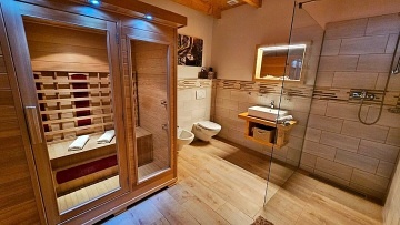 Chata baz�n a sauna - Zlat� Hory - Rejv�z